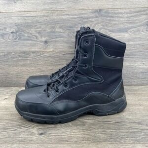 Interceptor Force Tactical Steel-Toe Lace Up Work Boots Men's Size 13 Black